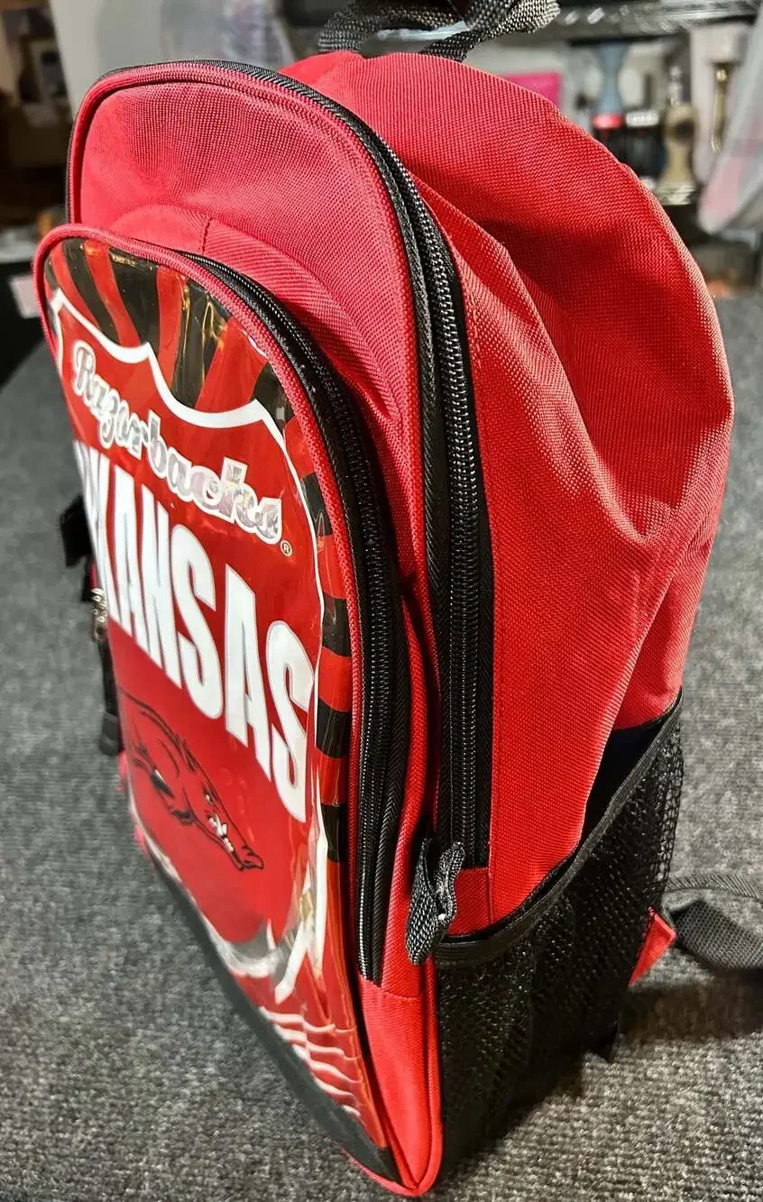 Arkansas Razorbacks NCAA Red and Black Backpack